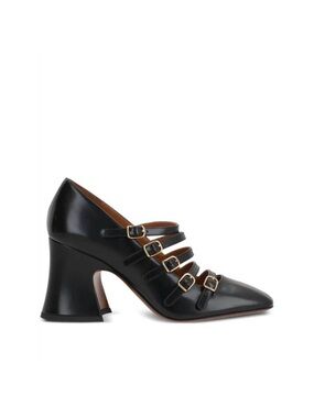 Chloé Janis Leather Pumps Black Size 40 (9.5)